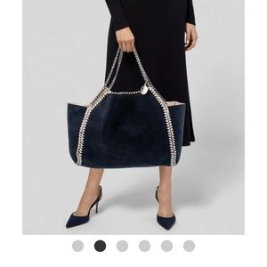 Stella mccartney navy blue tote purse/ handbag